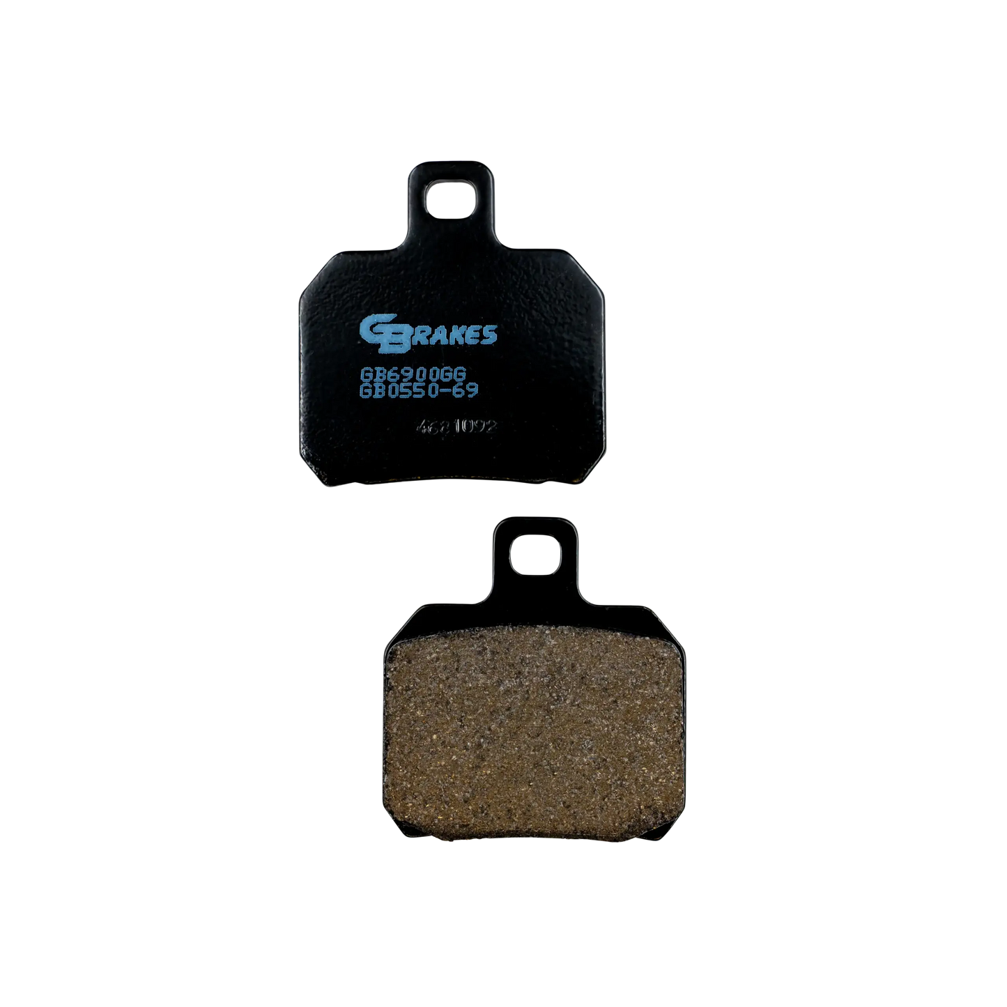 GBrakes Performance Brake Pads Rear – for Street Motorcycles (GB0550-69)
