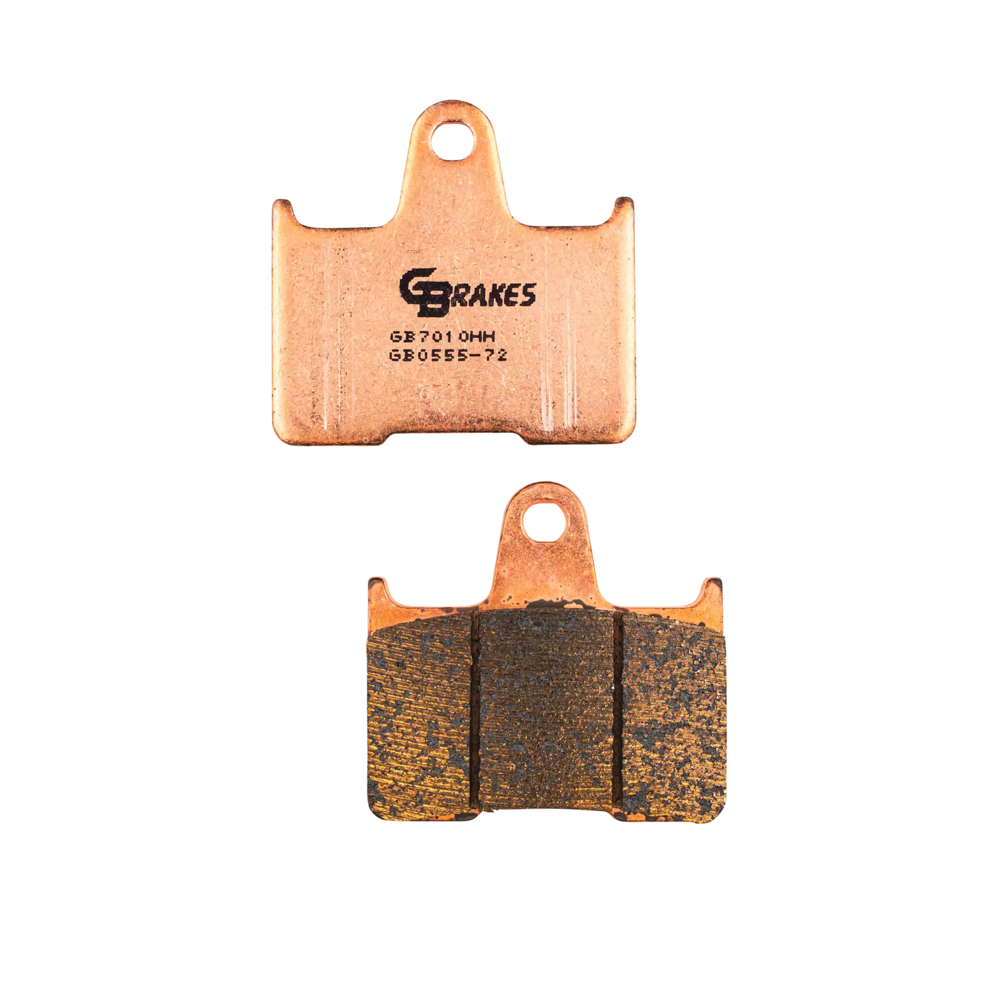 GBrakes Performance Brake Pads Rear – for Street Motorcycles (GB0555-72)