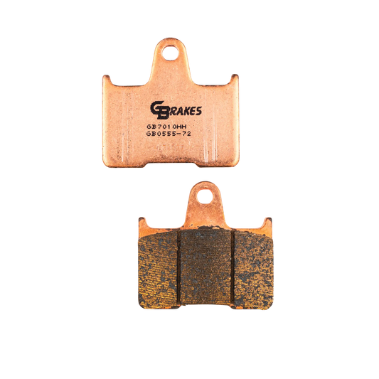 GBrakes Performance Brake Pads Rear – for Street Motorcycles (GB0555-72)