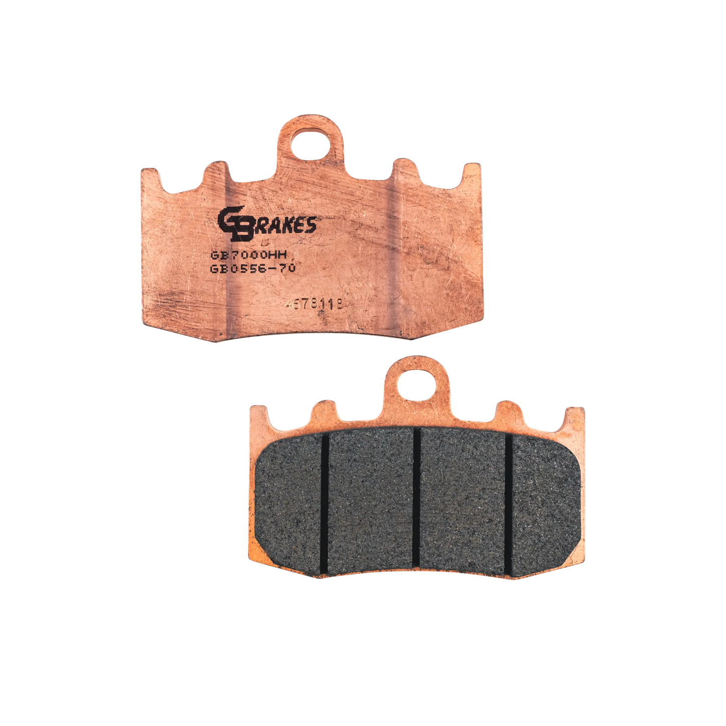 GBrakes Performance Brake Pads Front – for Street Motorcycles (GB0556-70)
