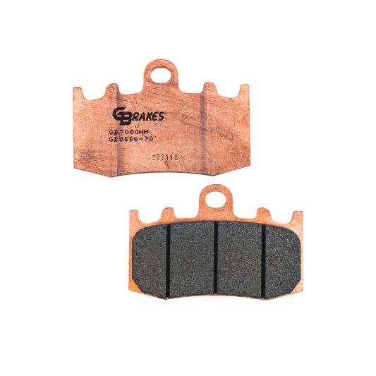 GBrakes Performance Brake Pads Front – for Street Motorcycles (GB0556-70)