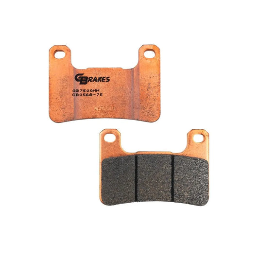 GBrakes Performance Brake Pads Front – for Street Motorcycles (GB0568-75)