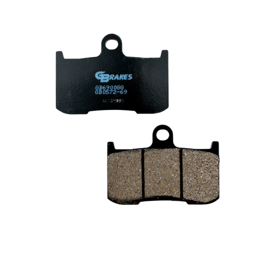 GBrakes Performance Brake Pads Front – for Street Motorcycles (GB0572-69)