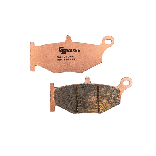 GBrakes Performance Brake Pads Rear – for Street Motorcycles (GB0576-72)