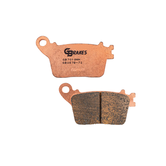 GBrakes Performance Brake Pads Rear – for Street Motorcycles (GB0578-72)