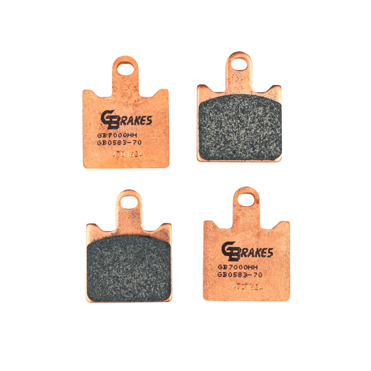GBrakes Performance Brake Pads Front – for Street Motorcycles (GB0583-70)