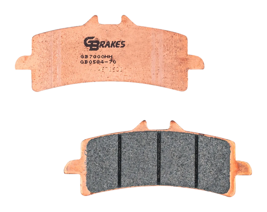 GBrakes Performance Brake Pads Front – for Street Motorcycles (GB0584-70)