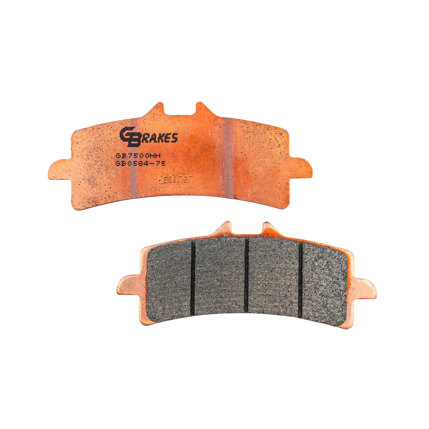 GBrakes Performance Brake Pads Front – for Street Motorcycles (GB0584-75)