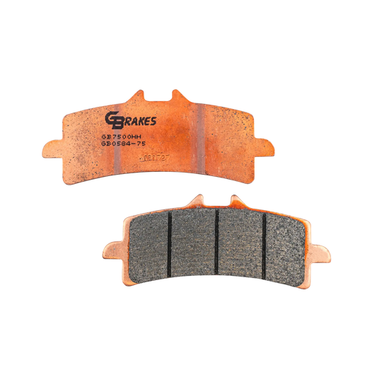 GBrakes Performance Brake Pads Front – for Street Motorcycles (GB0584-75)