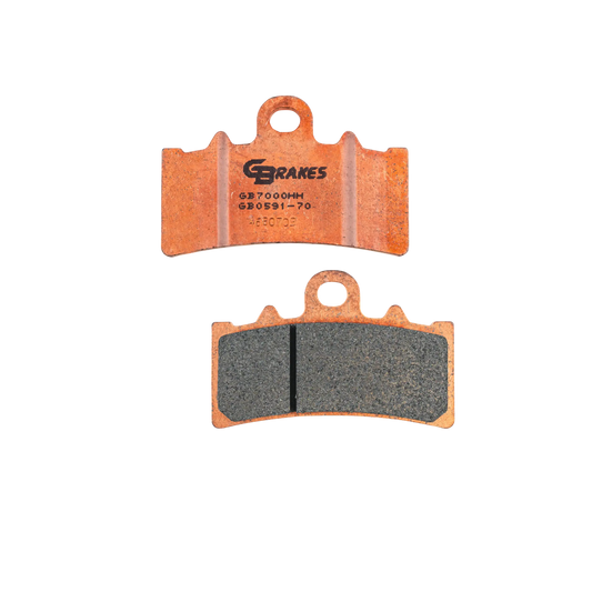 GBrakes Performance Brake Pads Front – for Street Motorcycles (GB0591-70)