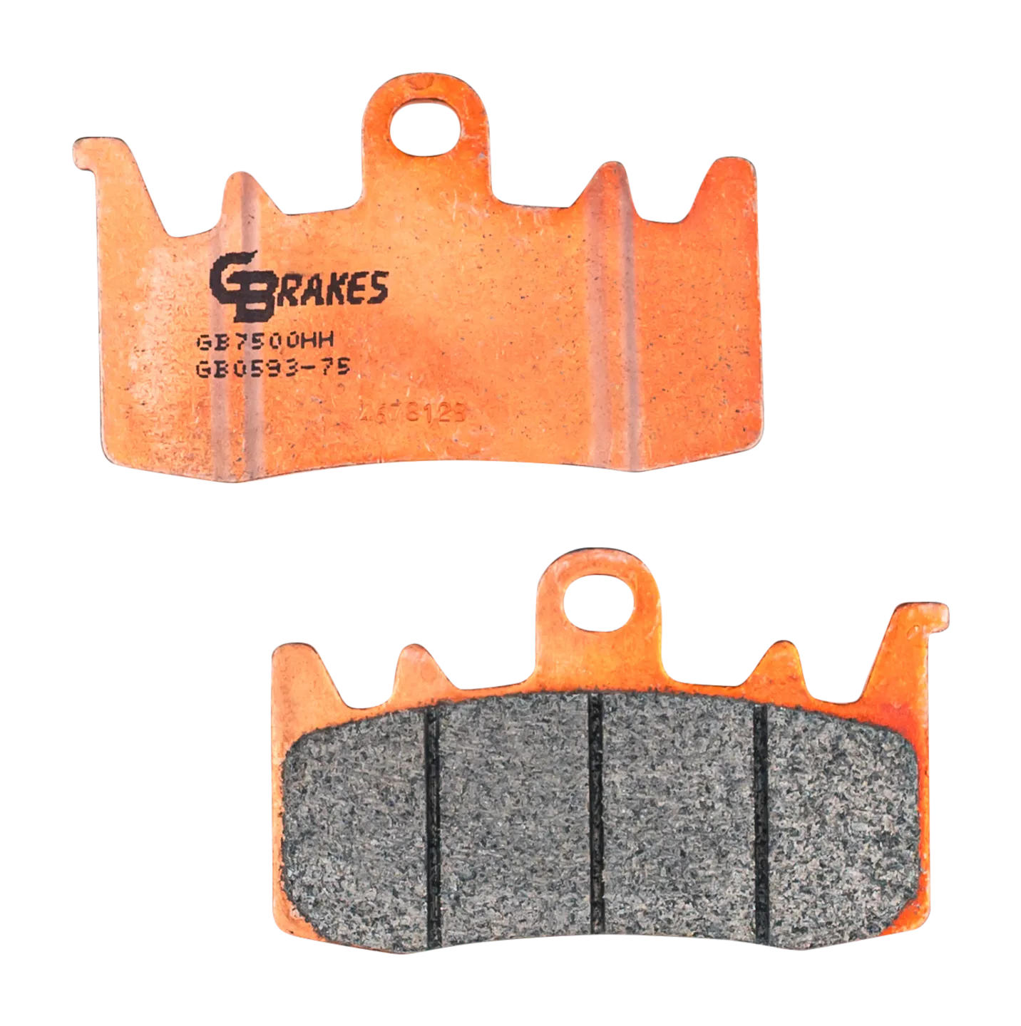 GBrakes Performance Brake Pads Front – for Street Motorcycles (GB0593-75)