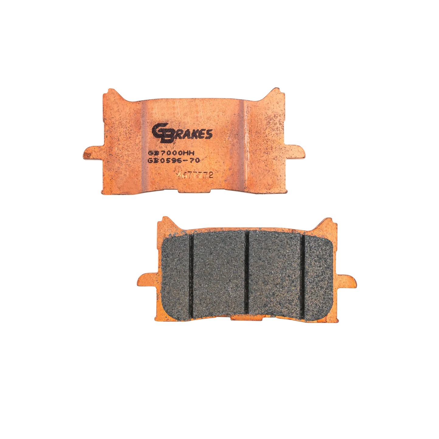 GBrakes Performance Brake Pads Front – for Street Motorcycles (GB0596-70)
