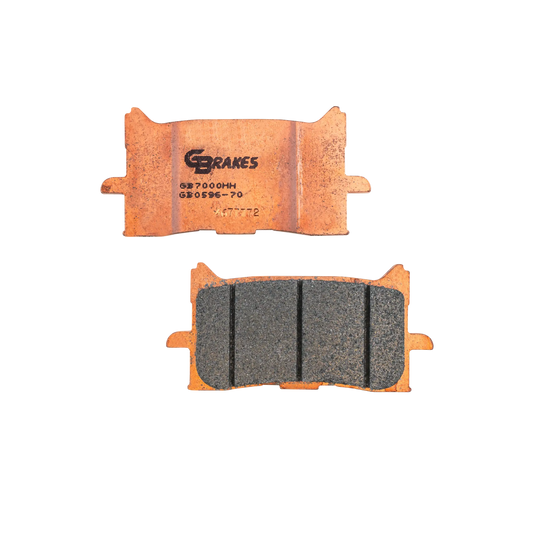 GBrakes Performance Brake Pads Front – for Street Motorcycles (GB0596-70)