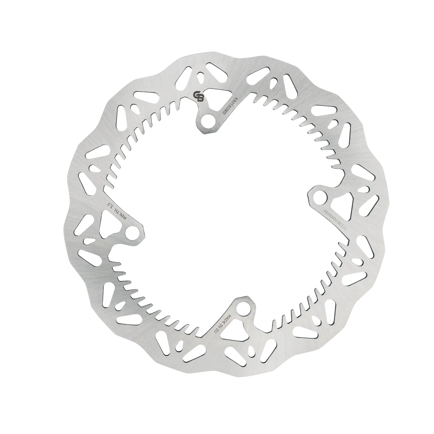 GBrakes Performance Brake Rotor Rear – for Dirt Bikes & Trail Machines (GBD1049X)