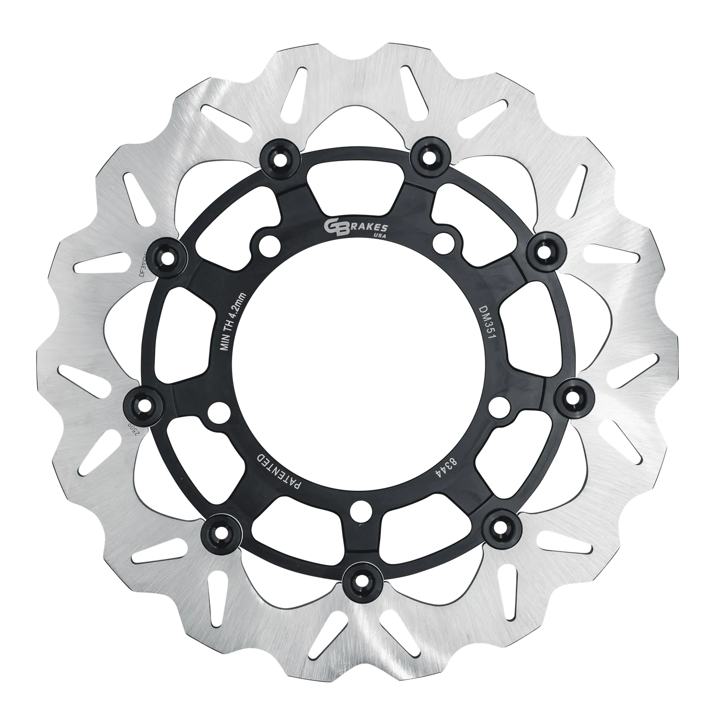 GBrakes Performance Brake Rotor Front – for Street Motorcycles (GBDU038)