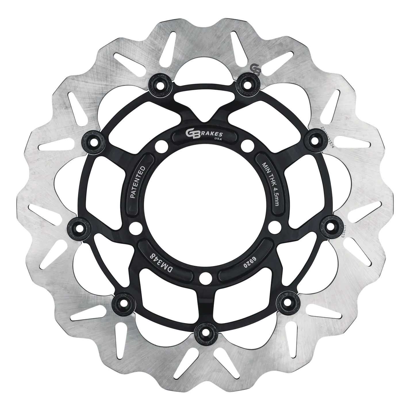 GBrakes Performance Brake Rotor Front – for Street Motorcycles (GBDU039)