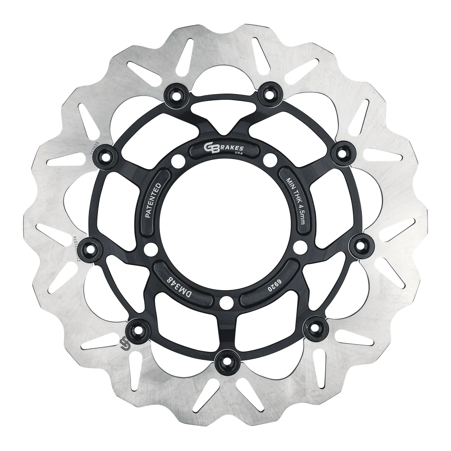 GBrakes Performance Brake Rotor Front – for Street Motorcycles (GBDU041)