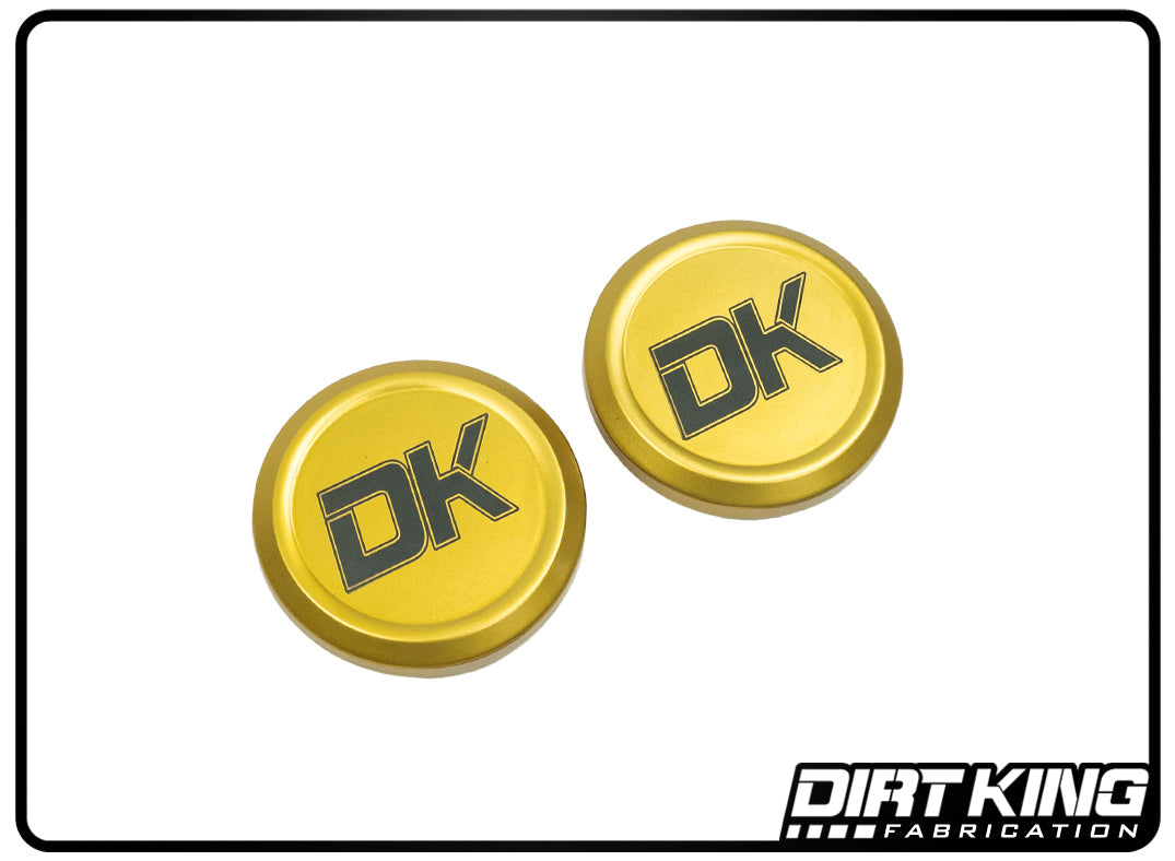 Dirt King Gold Ball Joint Caps for 2004–2023 Nissan Titan / GMC 1500 (DK-BC210-GD)