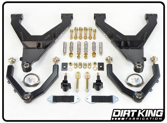 Dirt King Long Travel Kit with Bushing Upper Arms Ram 1500 2013-2018 DK-541908-B