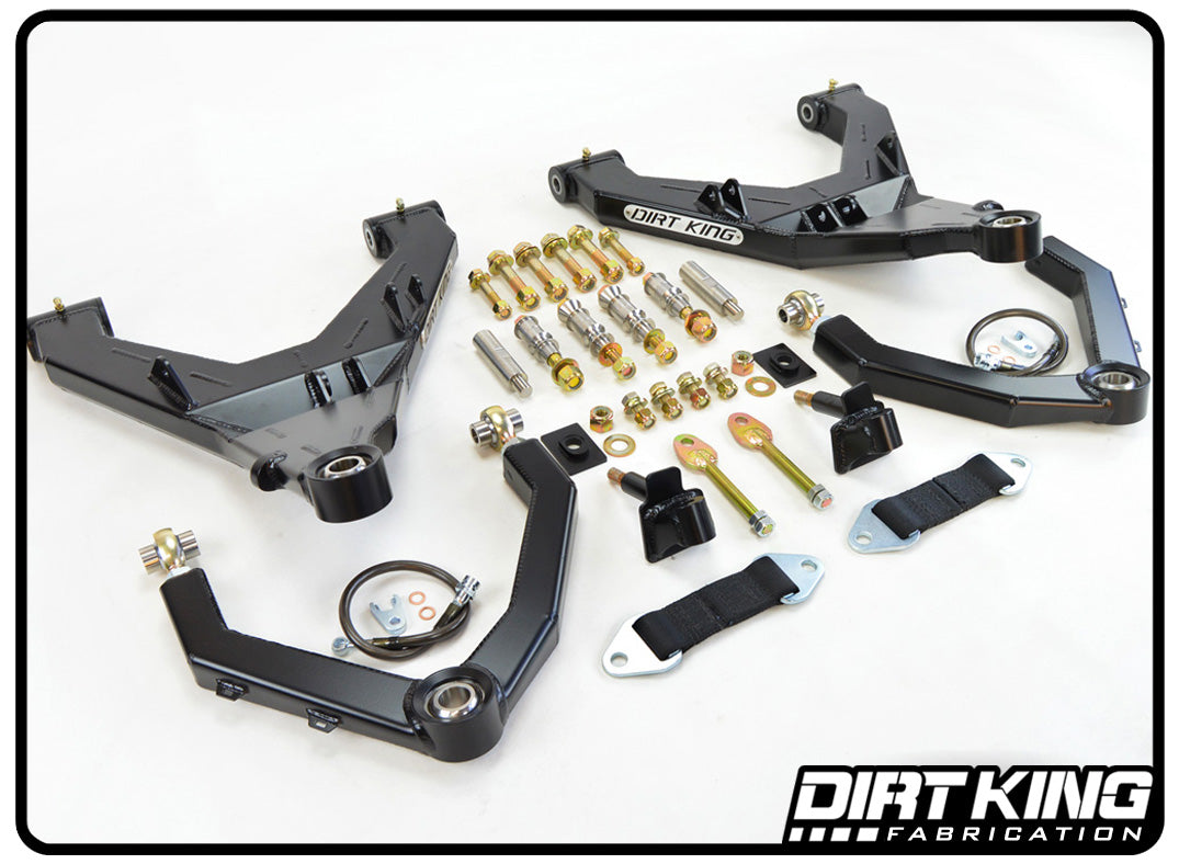 Dirt King Long Travel Kit with Bushing Upper Arms Ram 1500 2009-2012 DK-542908-B