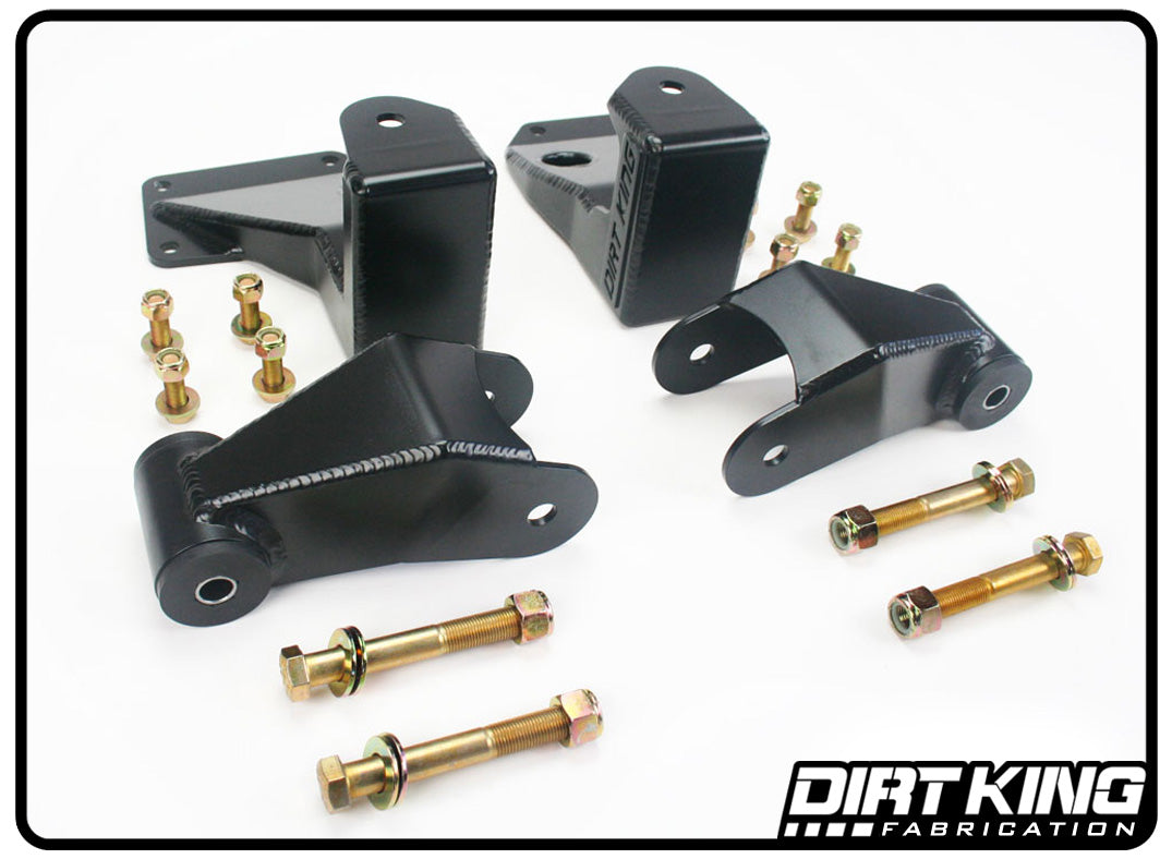 Dirt King Shackle and Hanger Kit, Chevy/GMC 1500 1999-2018 DK-631604