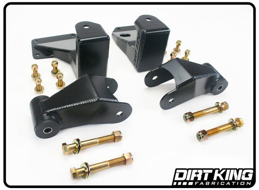 Dirt King Shackle and Hanger Kit, Chevy/GMC 1500 1999-2018 DK-631604