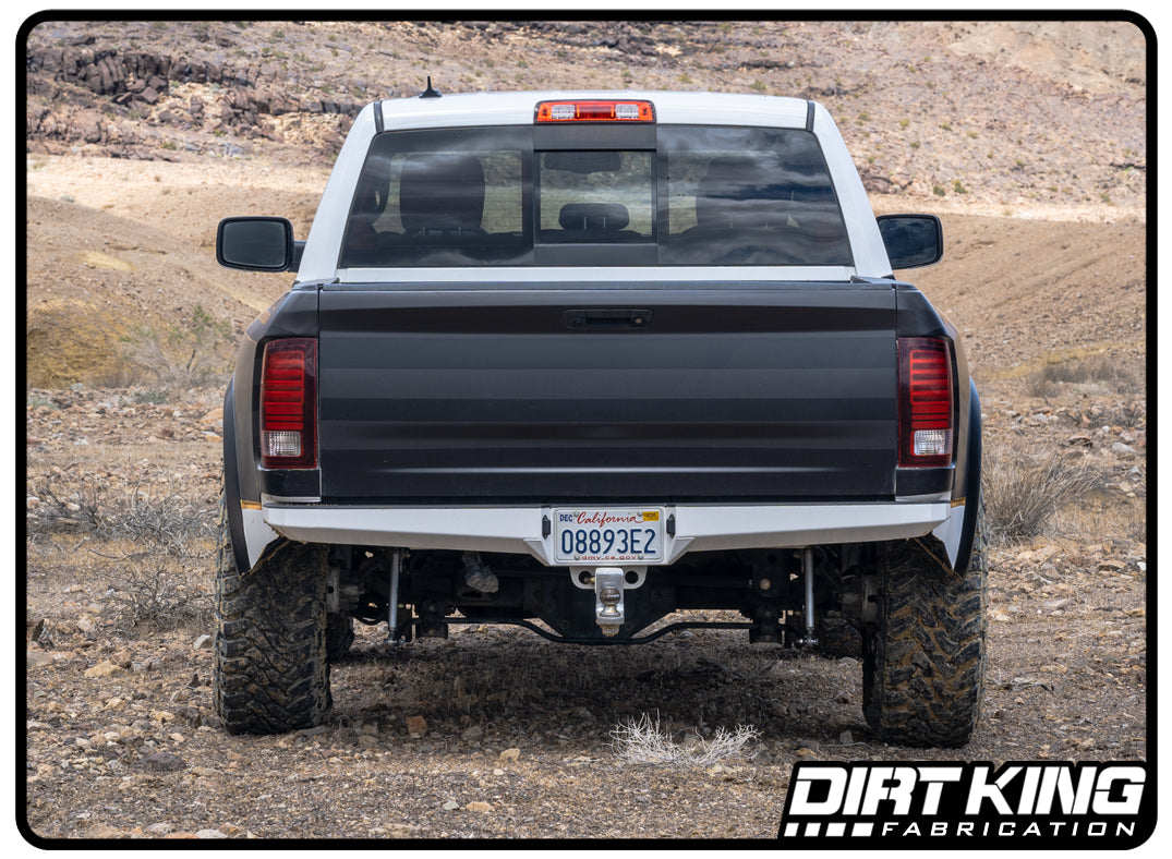 Dirt King Plate Rear Bumper, Ram 1500 2009-2018 DK-541826