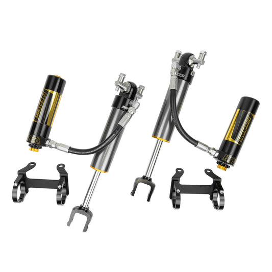 Dirt King 2.5 Smooth Body Shocks | DCA Remote Reservoir - 1”-3" Torsion Keys 11–19 (+$145) for 2011-2025 Chevy/GMC 2500HD/3500HD All (DK-638989F+DK-6389A1) image 1