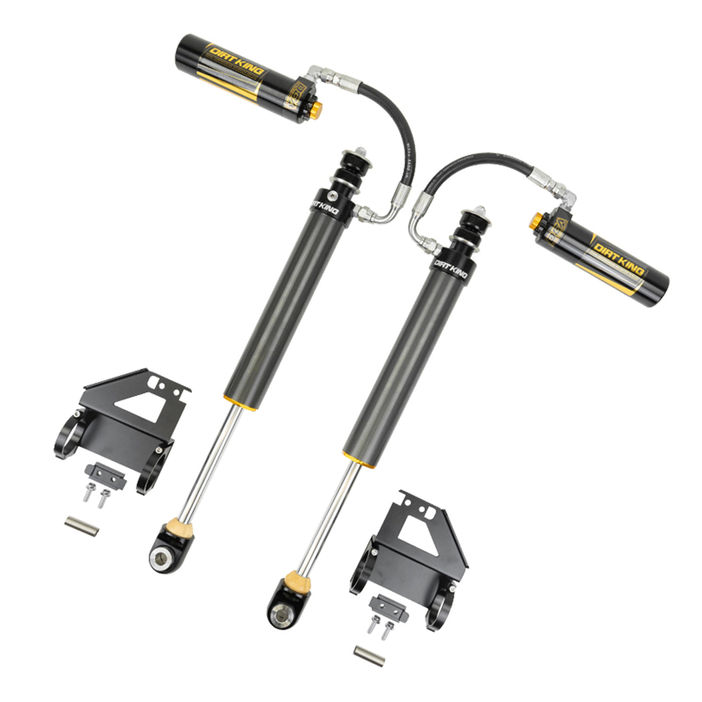 Dirt King 2.5 Smooth Body Shocks | DCA Remote Reservoir for 2025+ Toyota 4Runner All (DK-818889R) image 1