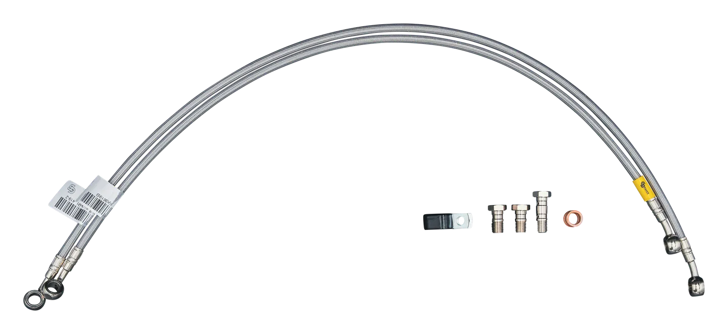GBrakes Stainless Brake Line Kit Rear – for UTV & SxS Machines (FK003D637R)