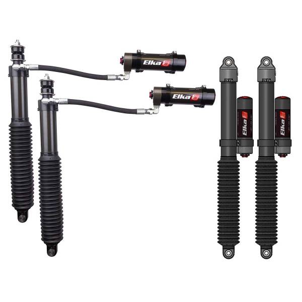 Elka - Elka 2.5 DC RESERVOIR FRONT & REAR SHOCKS KIT for FORD F-250 4x4, 2017 to 2019 - 90081