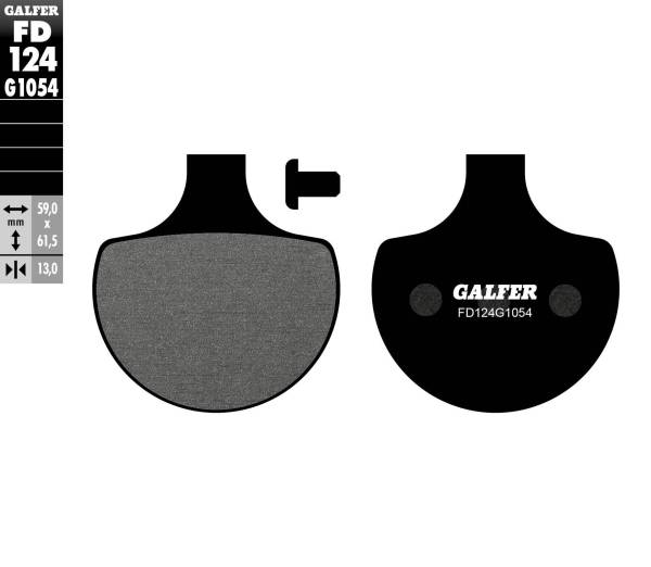 Galfer - Galfer Semi-Metallic Compound - FD124G1054