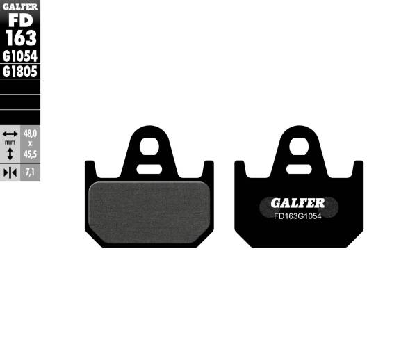 Galfer - Galfer Semi-Metallic Compound - FD163G1054