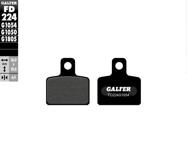 Galfer - Galfer Semi-Metallic Compound - FD224G1054