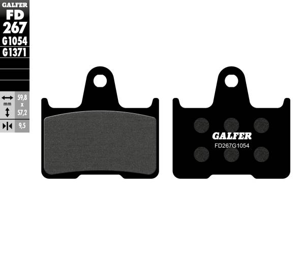 Galfer - Galfer Semi-Metallic Compound - FD267G1054