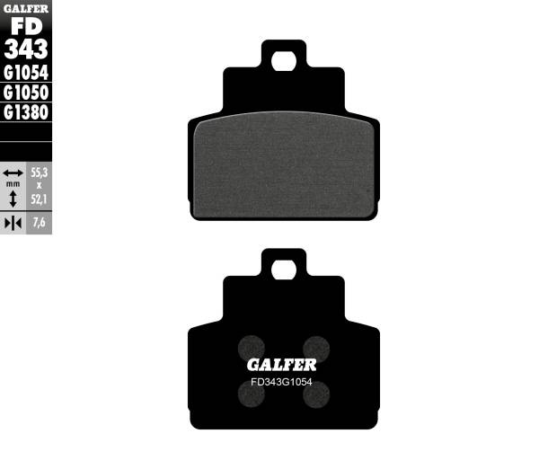 Galfer - Galfer Semi-Metallic Compound - FD343G1054