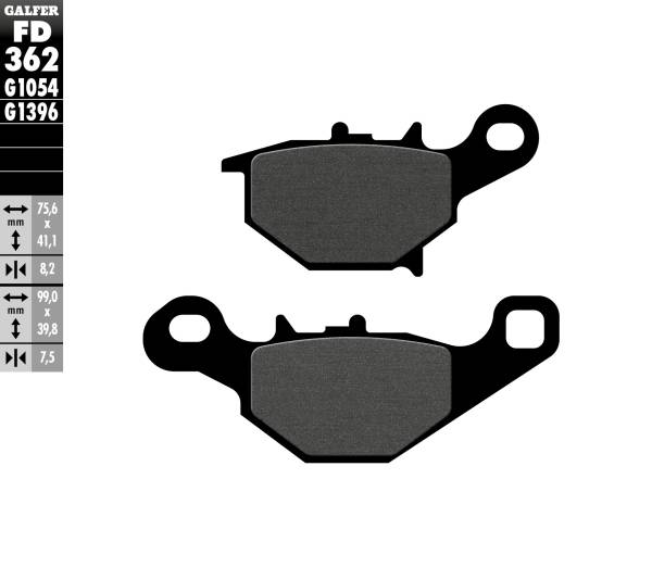 Galfer - Galfer Semi-Metallic Compound - FD360G1054