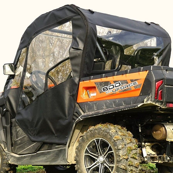 Falcon Ridge - Falcon Ridge Soft Doors and Rear Window - CF Moto UForce 500, 800 - With Zipper  - 52-10040-Z