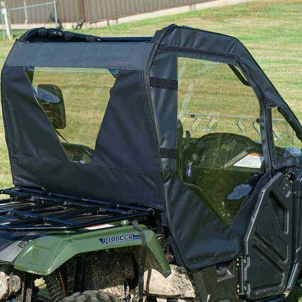 Falcon Ridge - Falcon Ridge Soft Doors and Rear Window - Honda Pioneer 500, 520 HO-PIONEER500-DRW01 - 52-10055