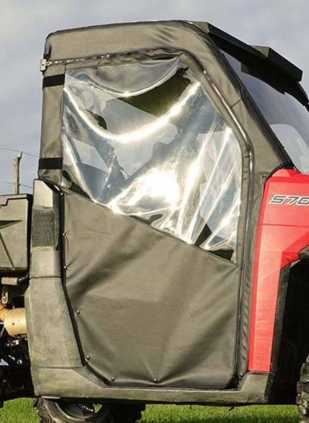 Falcon Ridge - Falcon Ridge Soft Full Doors - Full Size Polaris Ranger - With Zipper  - 52-10132-Z