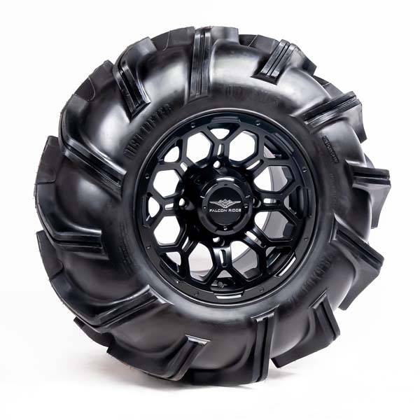 High Lifter - Pre-Mounted - 29.5-9-14 Outlaw 3 Tire with Soar HC-8S 14x7 4/137 5+2 Matte Black Wheel 8012214OUTLAW3295X9X - A20-313