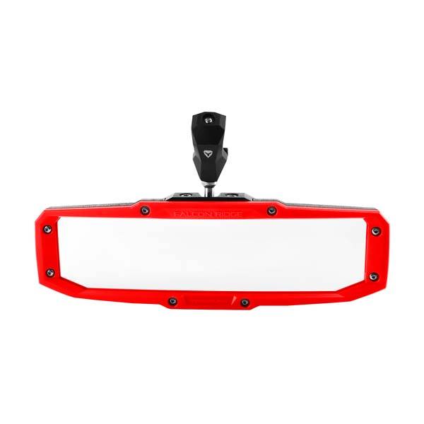 Falcon Ridge - Falcon Ridge Timberline Rearview Mirror - Color Trim - Red  - 56-19047