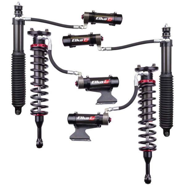 Elka - Elka 2.5 DC RESERVOIR FRONT & REAR SHOCKS KIT for TOYOTA TUNDRA , 2022 to 2023 (0 in. to 2 in. lift) - 90412