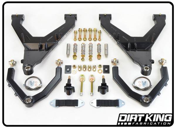 Dirt King - Dirt King Long Travel Kit with Bushing Upper Arms - DK-541908-B