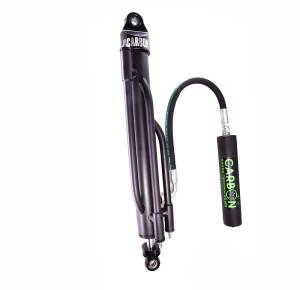 2.5 Inch Diameter Triple Bypass Shock 18 Inch Travel Remote Reservoir 1.5 Inch Rod End Carbon Shocks