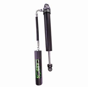 3.0 Inch Smooth Body Shock 16 Inch Travel Steel Race Reservoir 1.5 Inch Rod End Carbon Shocks