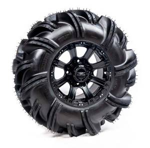 Pre-Mounted - 28-9.5-14 Outlaw 2 Tire with Raptor CI-8S 14x7 4/137 5+2 Matte Black Wheel 8012208OUTLAW228X95X - A20-181