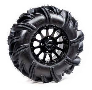 Pre-Mounted - 29.5-11-14 Outlaw 2 Tire with Pitch SBL-12S 14x7 4/137 5+2 Matte Black Wheel 8012209OUTLAW2295X11 - A20-207