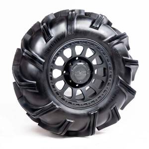 Pre-Mounted - 29.5-9-14 Outlaw 3 Tire with Pitch SBL-12S 14x7 4/137 5+2 Gun Metal Gray Wheel 8012214OUTLAW3295X9X - A20-305