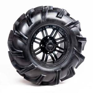 Pre-Mounted - 29.5-9-14 Outlaw 3 Tire with Glide SBL-8S 14x7 4/137 5+2 Matte Black Wheel 8012214OUTLAW3295X9X - A20-319